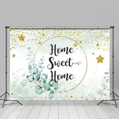 Lofaris Home Sweet Green Plant Housewarming Backdrops