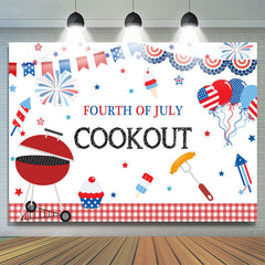 Lofaris Independence Day Cookout Bbq Party Banner Backdrop