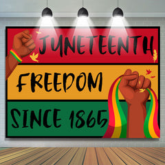 Lofaris Juneteenth Freedom Since 1865 Memorial Day Backdrop