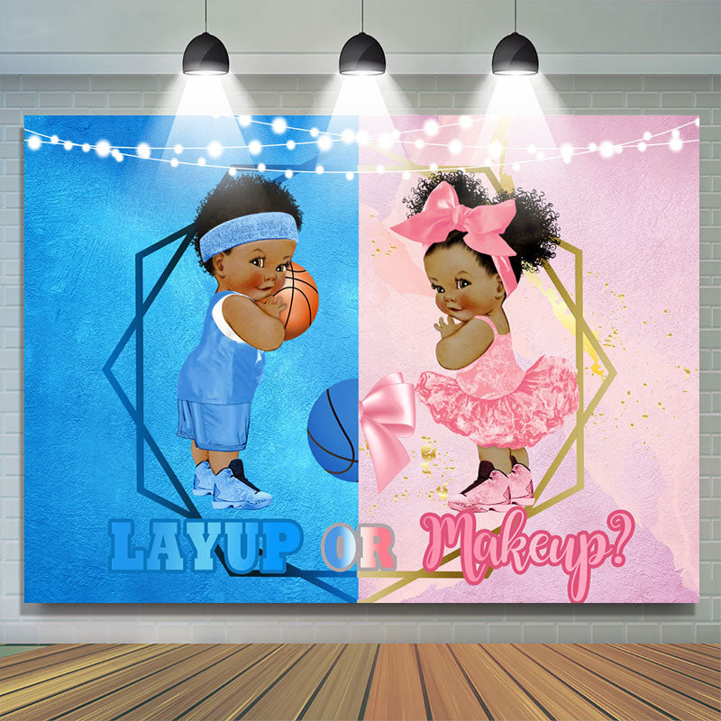 Lofaris Layup Or Makeup Baby Shower Party Backdrop Decoration