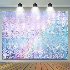 Lofaris Light Purple Blue Shimmer Wall Backdrop For Birthday