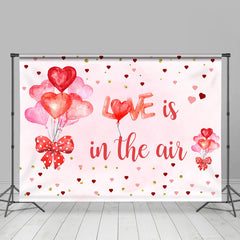 Lofaris Love Is In The Air Balloon Bow Valetine Backdrop