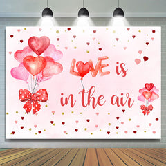 Lofaris Love Is In The Air Balloon Bow Valetine Backdrop