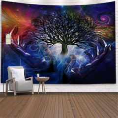 Lofaris Magic Abstract Tree 3D Printed Art Decor Wall Tapestry