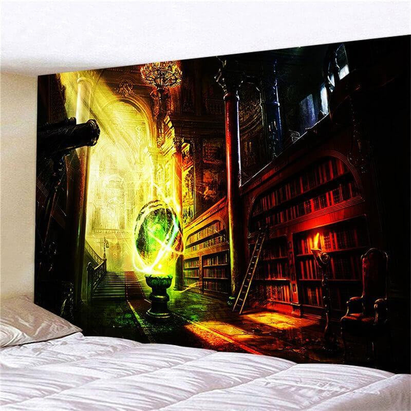 Lofaris Magical Yellow Light Room Decoration Wall Tapestry