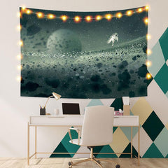 Lofaris Moon Astronaut Novelty Room Decoration Wall Tapestry