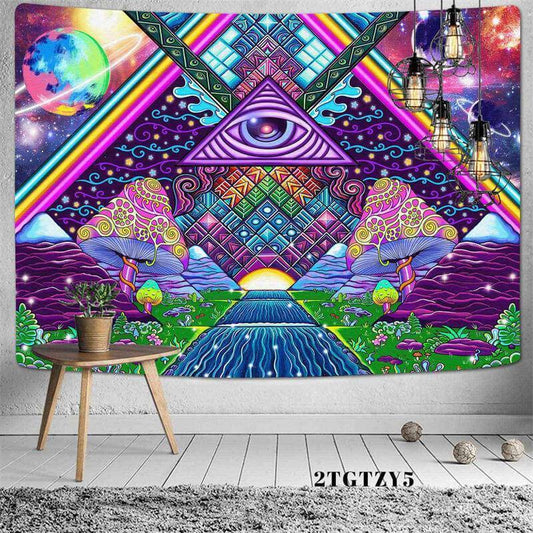 Trippy best sale wall tapestry