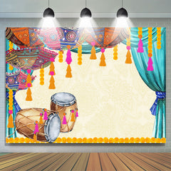 Lofaris Music Drum Classic Scene Curtain Dance Backdrop