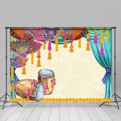 Lofaris Music Drum Classic Scene Curtain Dance Backdrop