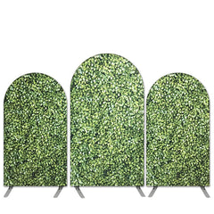 Lofaris Nature Green Glass Theme Arch Backdrop Kit For Wedding