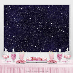 Lofaris Night Sky Star Universe Space Theme Birthday Backdrop