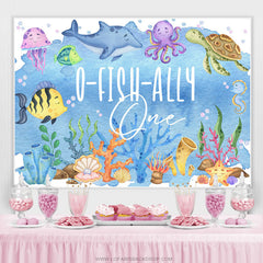 Lofaris O Fish Ally One Under The Sea Birthday Backdrop