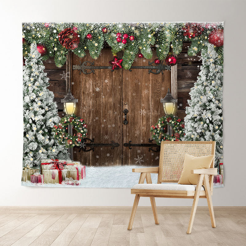 https://www.lofarisbackdrop.com/cdn/shop/products/old-wooden-door-christmas-trees-backdrop-for-christmas-custom-made-free-shipping-586.jpg?v=1703152668