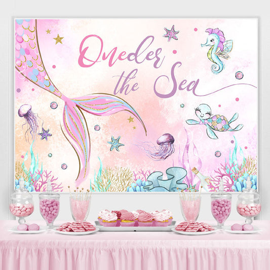 Mermaid Birthday Theme Party Backdrops