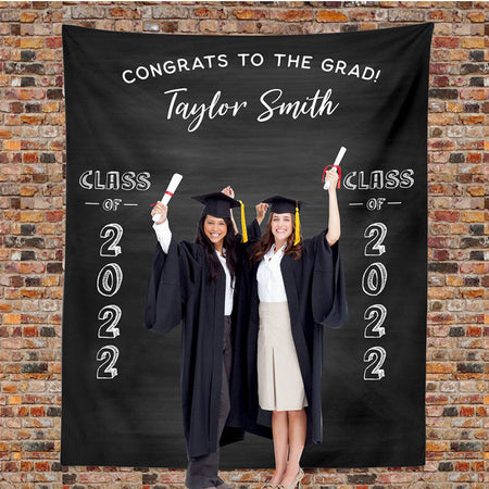 Custom Graduation Backdrop for High School & College - Lofaris