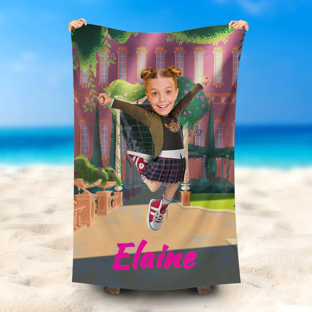 Lofaris Personalized School Margo Despicable Me Beach Towel