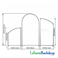 Lofaris Rugby Sport Field Birthday Arch Backdrop Kit