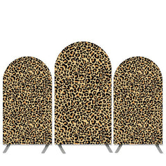 Lofaris Safari Theme Leopard Pattern Birthday Arch Backdrop Kit