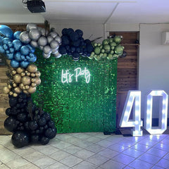 Lofaris Sequin Square Panels Backdrop Favor For Retirement Graduation