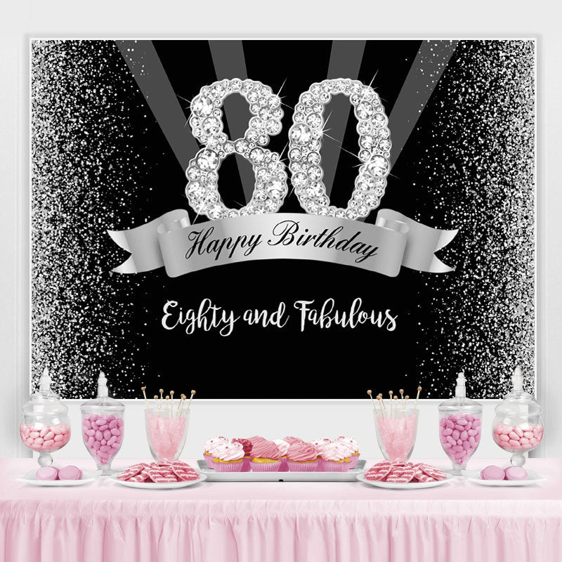 80th birthday decoration ideas