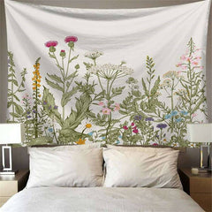 Lofaris Simple Beautiful Floral Landscape Still Life Wall Tapestry