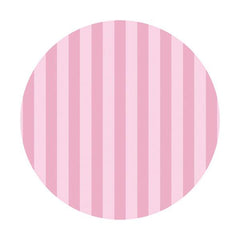 Lofaris Simple Custom Circle Pink Girls Baby Shower Backdrop