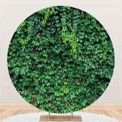 Lofaris Simple Custom Round Leaves Wedding Backdrop Decoration