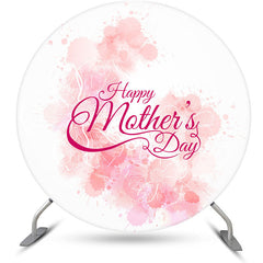 Lofaris Simple Folral Circle Happy Mothers Day Backdrop