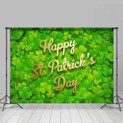 Lofaris Simple Lighting Green St Patricks Day Backdrop