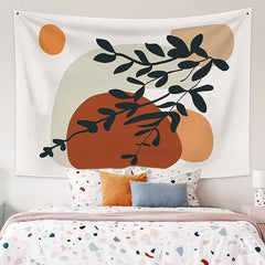 Lofaris Simple Scenery Moon Still Life Family Wall Tapestry