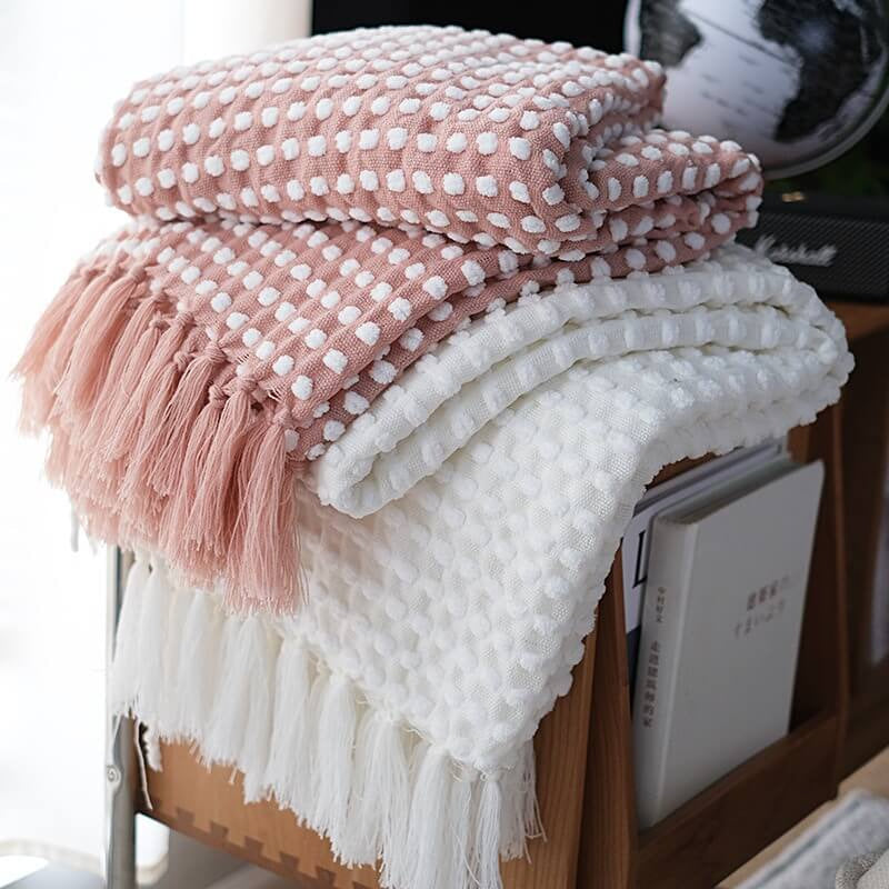 Lofaris Simple Style Knit Woven And Sofa Decorative Blanket