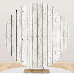 Lofaris Simple Vertical Lines Board Custom Circle Backdrop