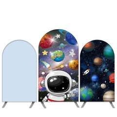 Lofaris Space Theme Starry Sky Universe Birthday Arch Backdrop Kit