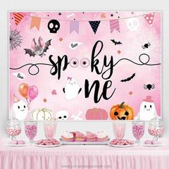 Lofaris Spooky One Balloon Halloween Happy 1st Birthday Party Backdrop