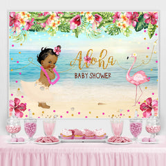 Lofaris Summer Aloha Baby shower Photoshoot backdrop Sea Beach