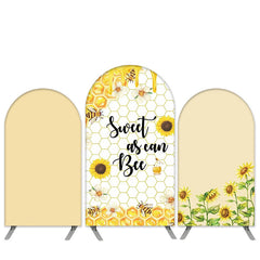 Lofaris Sweet As Can Bee Sunflowers Baby Shower Arch Backdrop Kit