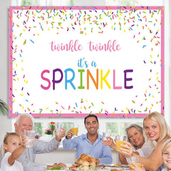 Lofaris Twinkle Its A Sprinkle Baby Shower Backdrop