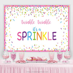 Lofaris Twinkle Its A Sprinkle Baby Shower Backdrop