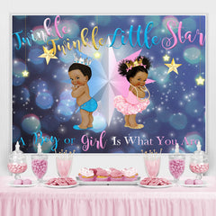 Lofaris Twinkle Little Star themed Baby Shower Backdorp