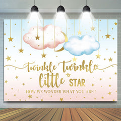 Lofaris Twinkle Star Night Gender Reveal Backdrop