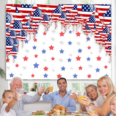 Lofaris United States Flag Ballon Birthday Backdrop Decoration