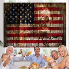 Lofaris United States Of America Wood Backdrops Decoration