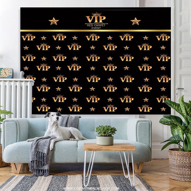 VIP Hollywood Movie Event Party Decro Banner Backdrop – Lofaris