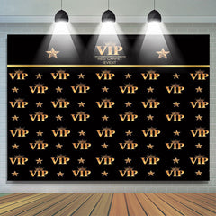 VIP Hollywood Movie Event Party Decro Banner Backdrop