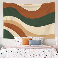 Lofaris Wave Line Family Still Life Abstract Custom Tapestry