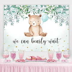 Teddy Bear Baby Shower Backdrop We Can Bearly Wait Vinyl Photo -  Norway