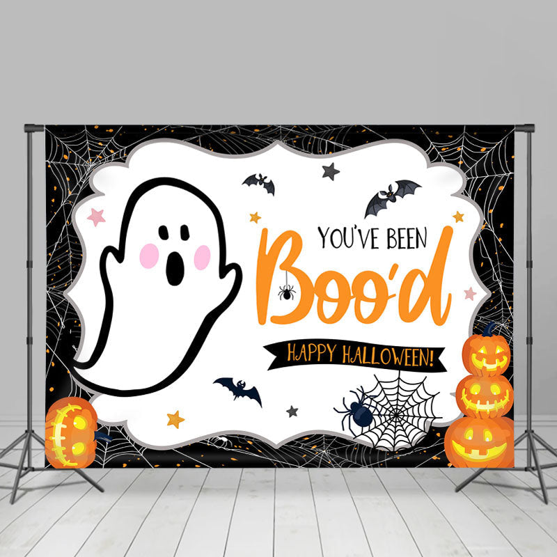 Lofaris You Are Bood Cute Spy Spider Happy Halloween Backdrop